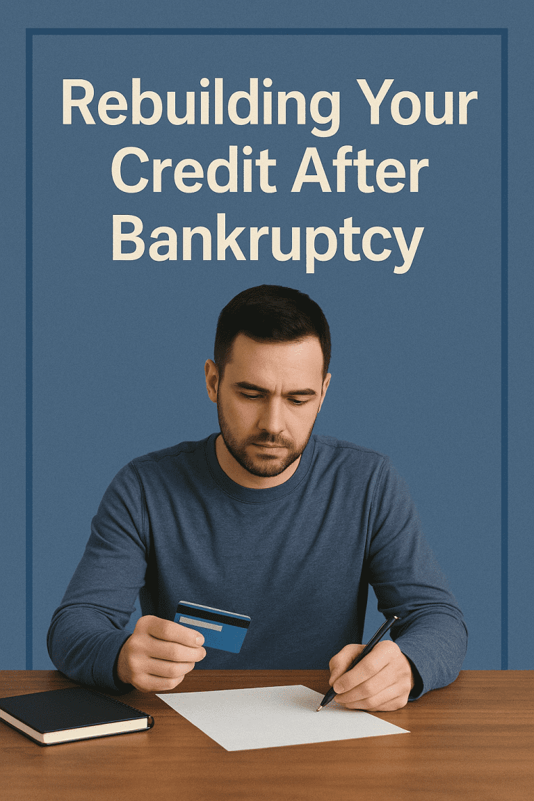 Rebuilding Your Credit after Bankruptcy