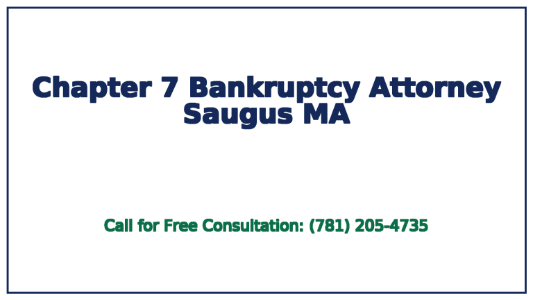 Saugus MA lawyer advising client on Chapter 7 bankruptcy options