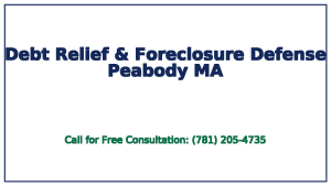 Foreclosure defense lawyer meeting homeowner in Peabody MA