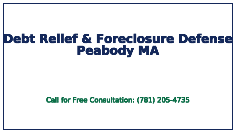 Foreclosure defense lawyer meeting homeowner in Peabody MA